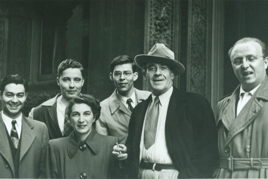 Tabuteau and students, 1948
